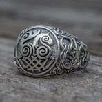 Urnes Ornament + Sleipnir Ring (10.5)
