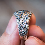 Viking Collection // Oak Leaves + Helm of Awe Ring (7)