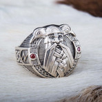 Odin Red Gems Ring (9)