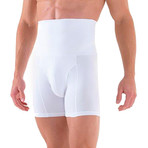 Men's Shapewear Shorts // White (L)