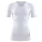 Unisex V-Neck Short Sleeve T-Shirt // Snow White (L)