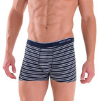 Men's Striped Boxers // Navy // Pack of 2 (XL)