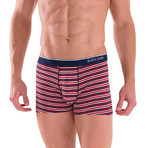 Men's Striped Boxers // Red // Pack of 2 (XS)