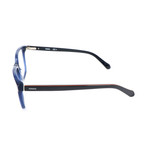 Men's 6037 HIZ Optical Frames // Matte Blue + Navy Brick