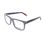 Men's 6070 RSP Optical Frames // Metallic Gray + Blue Havana