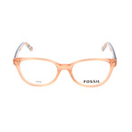 Women's 6053 MAL Optical Frames // Opal Peach Pink Graphic