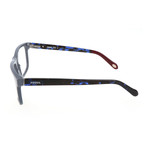 Men's 6070 RSP Optical Frames // Metallic Gray + Blue Havana