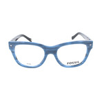 Women's 6075 Y9U Optical Frames // Blue Horn + Black