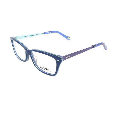 Women's 6030 UHZ Optical Frames // Blue + Matte Turquoise