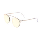 Avalon Polarized Sunglasses (Black Frame + Blue Lens)