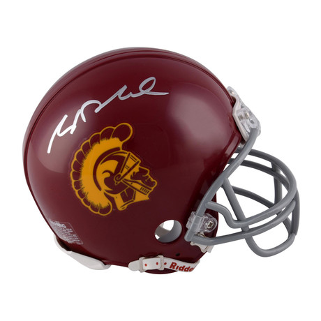 Signed Riddell Mini Helmet // USC Trojans // Sam Darnold 