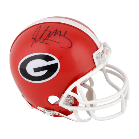 Signed Mini Helmet // Georgia Bulldogs // Todd Gurley II