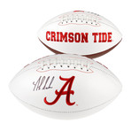 Signed White Panel Football // Alabama Crimson Tide // Nick Saban
