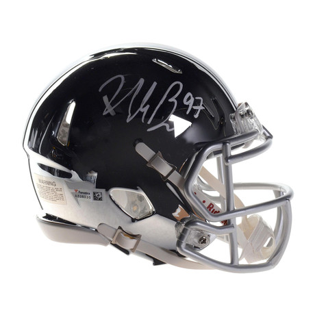 Signed Riddell Chrome Alternate Speed Mini Helmet // Ohio State Buckeyes // Nick Bosa