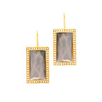 Ippolita 18k Gold Gelato Small Baguette Vertical Earrings