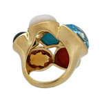 Ippolita Rock Candy 18k Yellow Gold Multi-Stone Cocktail Ring