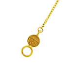 Gurhan 18k White Gold + 22k Yellow Gold Whisper Diamond Pendant Necklace