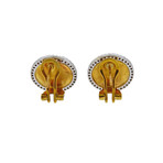 Gurhan 18k White Gold Hourglass Diamond Earrings I