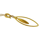 Gurhan 24k Yellow Gold Marquise Geo Pendant Necklace