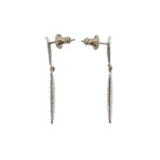 Gurhan 18k White Gold Whisper Diamond Drop Earrings