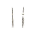 Gurhan 18k White Gold Whisper Diamond Drop Earrings
