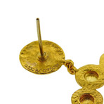 Gurhan 24k Yellow Gold Delicate Diamond Earrings