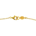 Gurhan 18k White Gold + 22k Yellow Gold Duet Diamond Pendant Necklace I