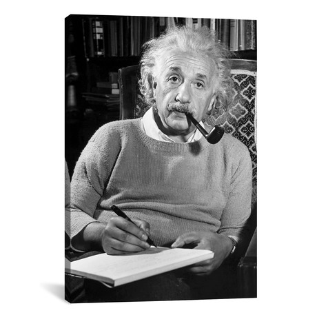 Albert Einstein (1879-1955) // Unknown (12"W x 18"H x 0.75"D)