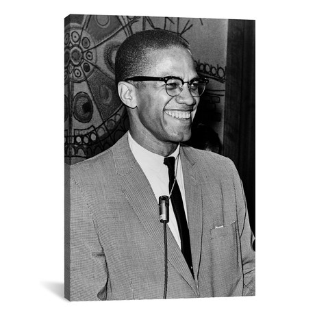 Malcolm X (1925-1965) // Ed Ford (12"W x 18"H x 0.75"D)