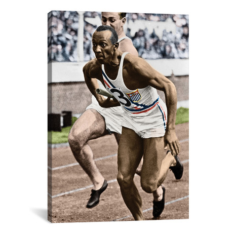 Jesse Owens (1913-1980) // Granger (12"W x 18"H x 0.75"D)