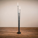 Cattail Candle Holder