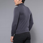 Jorn Slim Fit Turtleneck Knit Sweater // Smoked (XL)