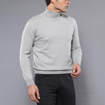 Hans Slimfit Turtleneck Knit Sweater // Gray (L)