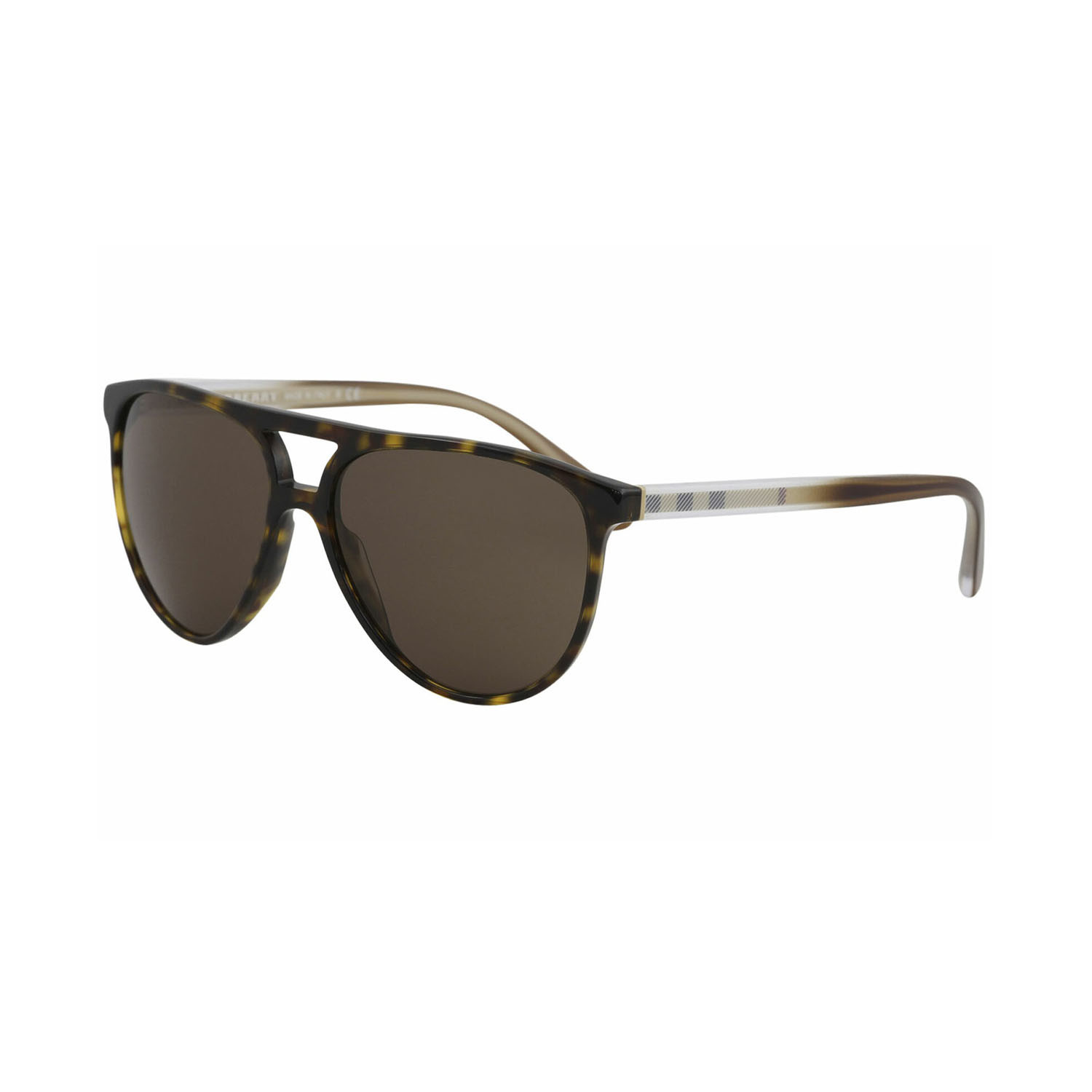 Burberry // Men's Aviator Sunglasses // Brown - Burberry and Versace ...