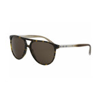 Burberry // Men's Aviator Sunglasses // Brown