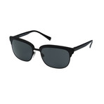 Burberry // Men's Aviator Sunglasses // Black + Gray