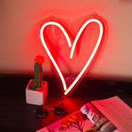 Heart LED Wall Light