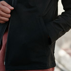 Woven Zip Work Jacket // Black (L)