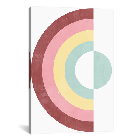 Circular Rainbow // Emanuela Carratoni (12"W x 18"H x 0.75"D)