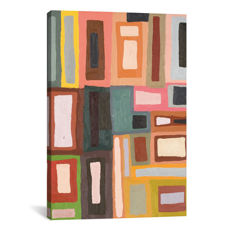 Color Blocking II // Erin McGee Ferrell (12"W x 18"H x 0.75"D)