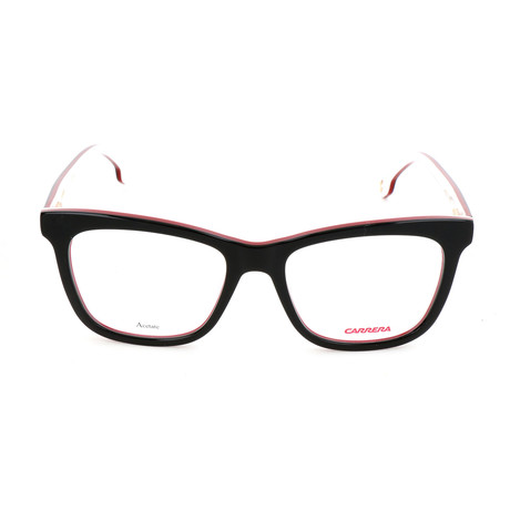 Carrera // Unisex CA1107 Optical Frames // Black + Red