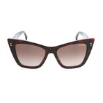 Carrera // Women's CA1009S Sunglasses // Red Havana + Brown