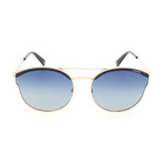 Polaroid // Women's PLD4057S Sunglasses // Gold + Blue