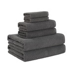 Alfred Sung SOHO Collection // 6 Piece Towel Set (W Steel Blue)