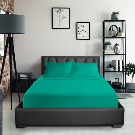 Bamboo Blend Bedsheets // Turquoise (Queen)