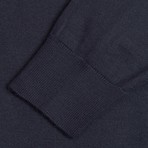 Regular Fit Woolen V-Neck Sweater // Navy (M)