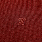 Woolen Cardigan // Terracotta (XL)