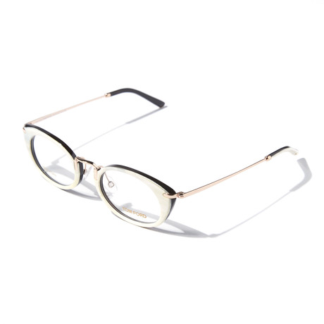 Women's Gold Plated Limited Edition Eyeglasses// Ivory Buffalo Horn - Tom  Ford Eyewear - Touch of Modern