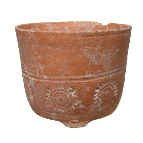 Teotihuacan Ceramic Tripod Jar // C. 300 - 600 Ad