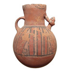 Pre-Columbian Huari Anthropomorphic Jar // 650 - 800 Ad